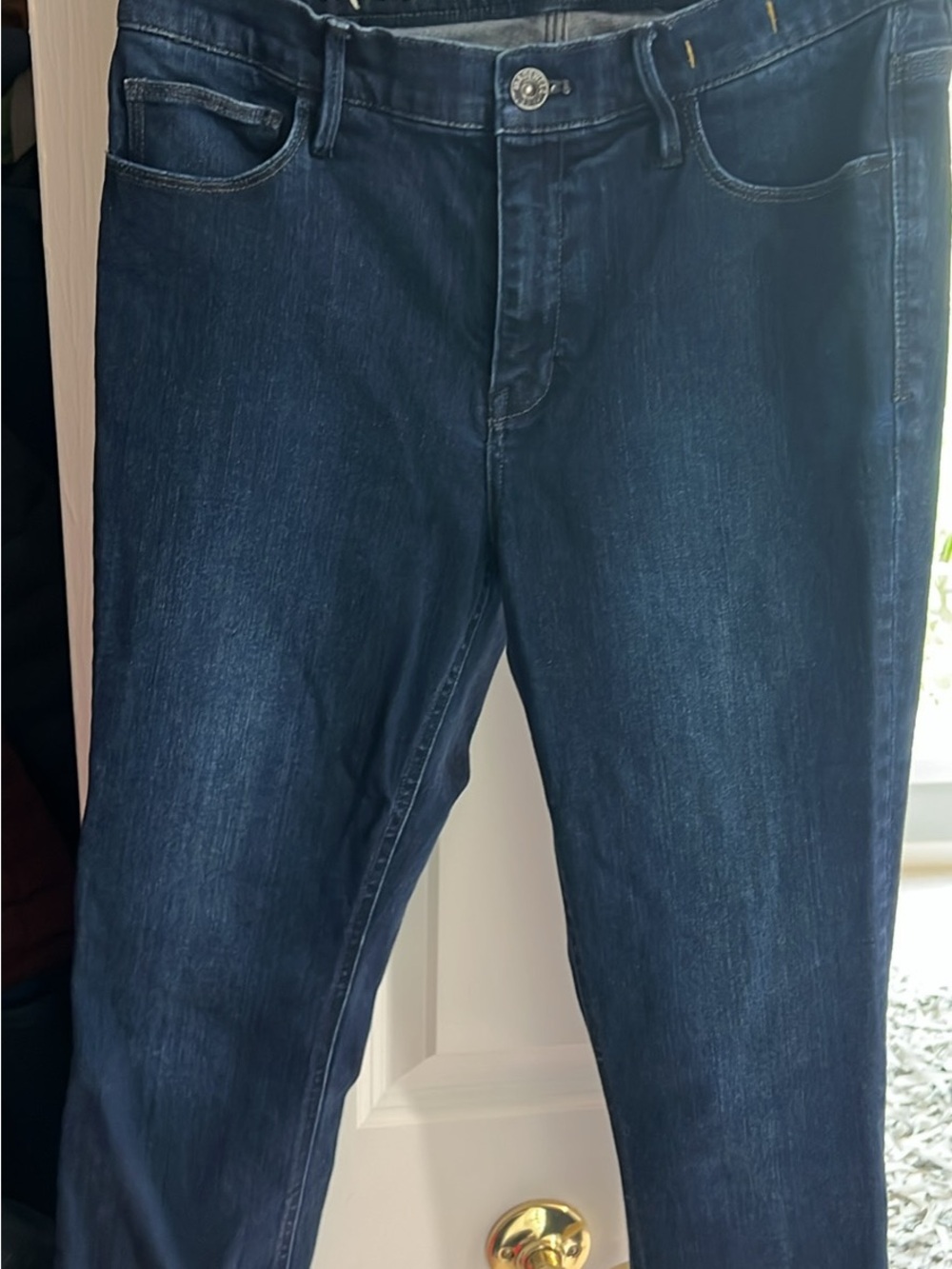 Madewell High-Rise Slim Jeans in Dark Indigo Wash